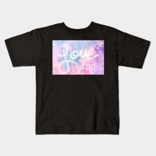 Love is a Verb Kids T-Shirt